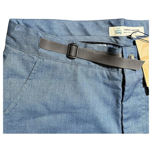 Tilley Wanderer Shorts Brandon Short BLBS1 Blue Size 30 - Picture 3 of 14